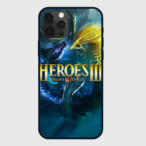 Чехол iPhone 12 Pro Heroes of Might and Magic / 3D-Черный – фото 1
