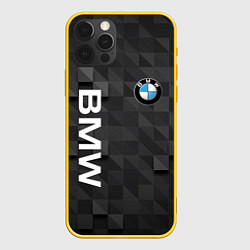 Чехол для iPhone 12 Pro BMW, цвет: 3D-желтый