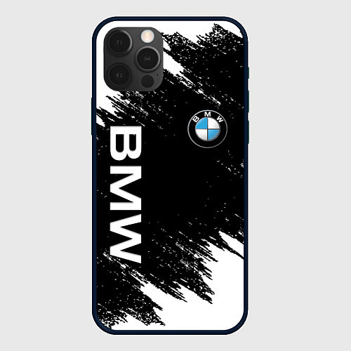 Чехол iPhone 12 Pro BMW / 3D-Черный – фото 1