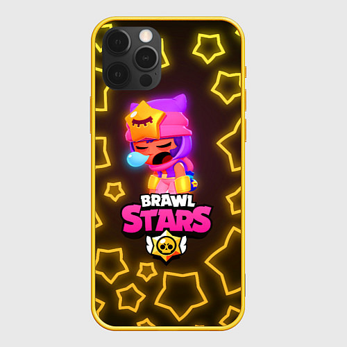 Чехол iPhone 12 Pro Brawl Stars Sandy / 3D-Желтый – фото 1