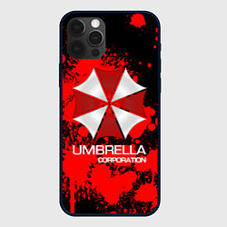 Чехол для iPhone 12 Pro UMBRELLA CORP, цвет: 3D-черный