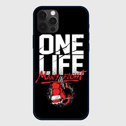 Чехол для iPhone 12 Pro One Life Many Fight, цвет: 3D-черный