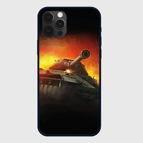 Чехол iPhone 12 Pro Tank / 3D-Черный – фото 1