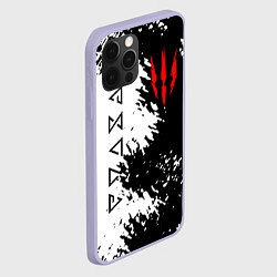 Чехол для iPhone 12 Pro THE WITCHER, цвет: 3D-светло-сиреневый — фото 2