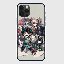 Чехол iPhone 12 Pro MY HERO ACADEMIA веселая команда