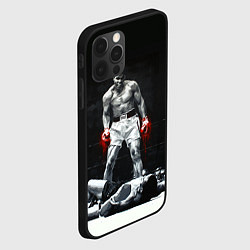 Чехол для iPhone 12 Pro Muhammad Ali, цвет: 3D-черный — фото 2