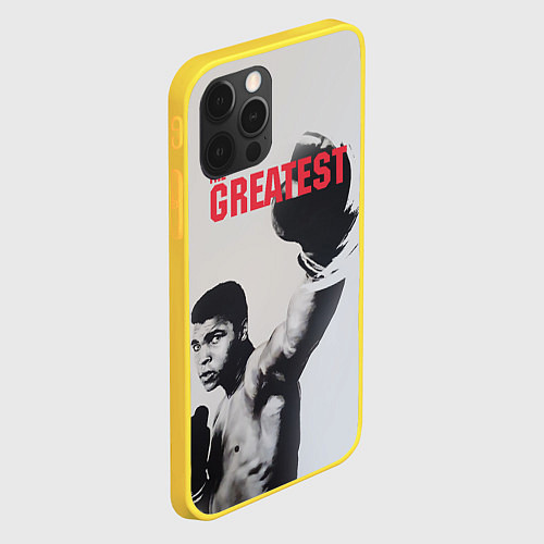 Чехол iPhone 12 Pro The Greatest / 3D-Желтый – фото 2