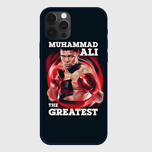 Чехол iPhone 12 Pro Muhammad Ali / 3D-Черный – фото 1