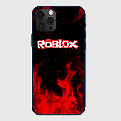 Чехол iPhone 12 Pro ROBLOX / 3D-Черный – фото 1