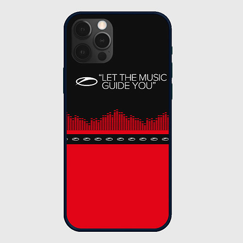 Чехол iPhone 12 Pro ASOT Let The Music Guide You / 3D-Черный – фото 1