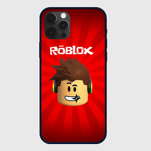 Чехол iPhone 12 Pro ROBLOX / 3D-Черный – фото 1