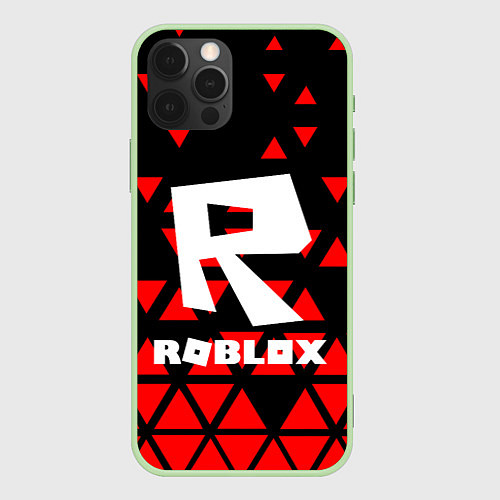 Чехол iPhone 12 Pro Roblox / 3D-Салатовый – фото 1