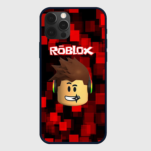 Чехол iPhone 12 Pro ROBLOX / 3D-Черный – фото 1