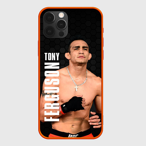 Чехол iPhone 12 Pro EL CUCUY Tony Ferguson / 3D-Красный – фото 1