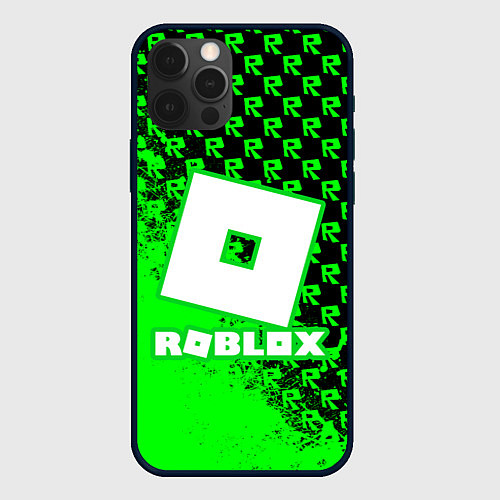 Чехол iPhone 12 Pro Roblox / 3D-Черный – фото 1