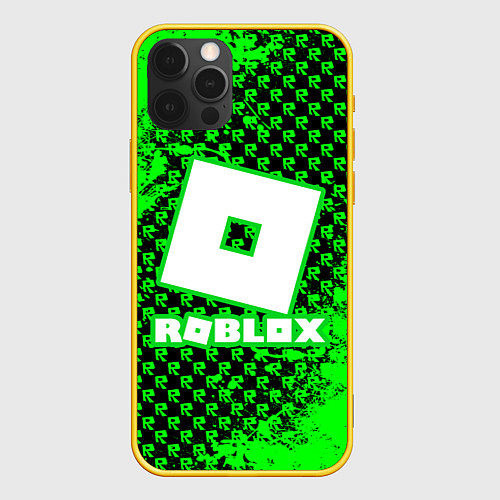 Чехол iPhone 12 Pro Roblox / 3D-Желтый – фото 1