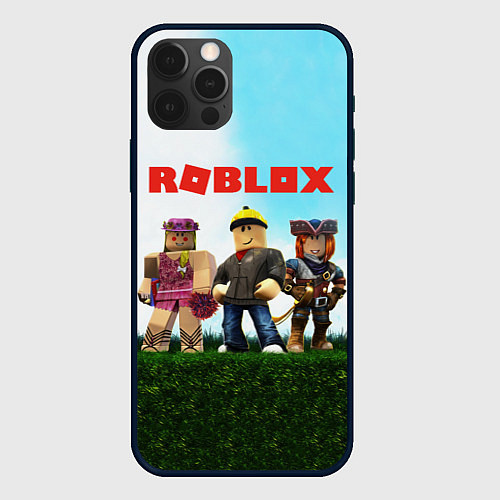 Чехол iPhone 12 Pro ROBLOX / 3D-Черный – фото 1