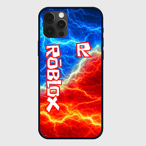 Чехол iPhone 12 Pro ROBLOX / 3D-Черный – фото 1