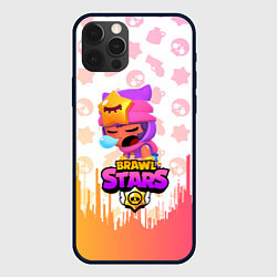 Чехол для iPhone 12 Pro BRAWL STARS SANDY, цвет: 3D-черный