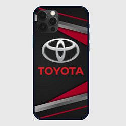 Чехол для iPhone 12 Pro TOYOTA, цвет: 3D-черный