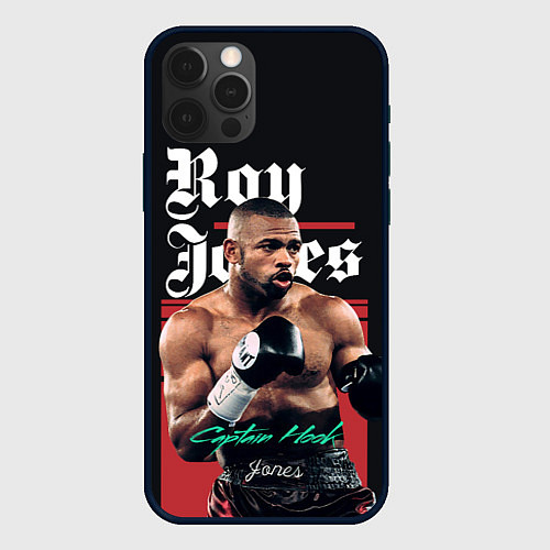 Чехол iPhone 12 Pro Roy Jones / 3D-Черный – фото 1