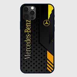 Чехол для iPhone 12 Pro Mercedes-Benz, цвет: 3D-черный