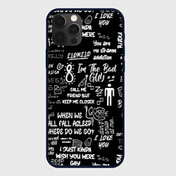 Чехол для iPhone 12 Pro BILLIE EILISH BLACK, цвет: 3D-черный