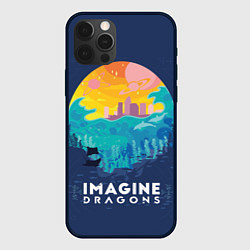 Чехол для iPhone 12 Pro Imagine Dragons, цвет: 3D-черный