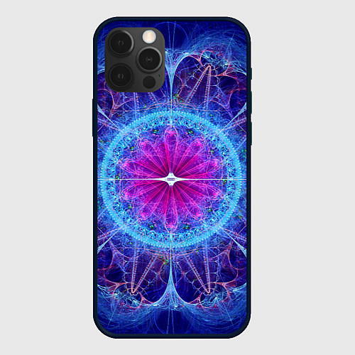 Чехол iPhone 12 Pro Mandala 2 / 3D-Черный – фото 1