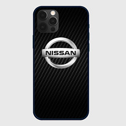 Чехол для iPhone 12 Pro NISSAN, цвет: 3D-черный