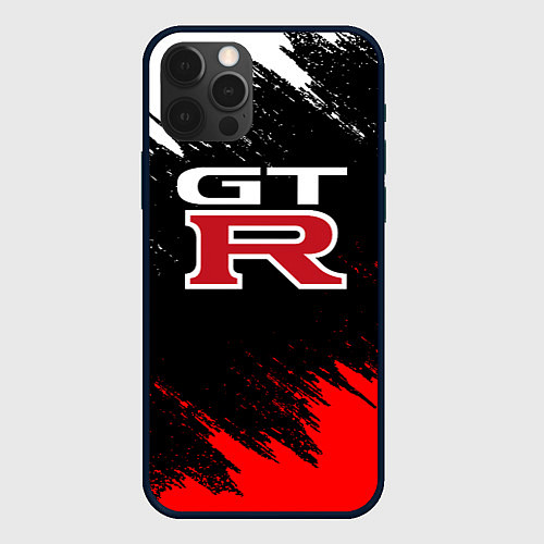 Чехол iPhone 12 Pro NISSAN GTR / 3D-Черный – фото 1