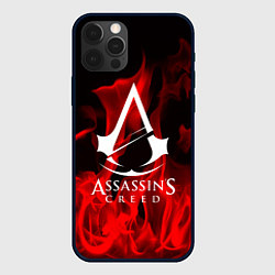 Чехол для iPhone 12 Pro ASSASSINS CREED, цвет: 3D-черный