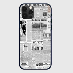 Чехол iPhone 12 Pro Газета Newspaper