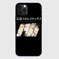 Чехол для iPhone 12 Pro Bungou Stray Dogs, цвет: 3D-черный