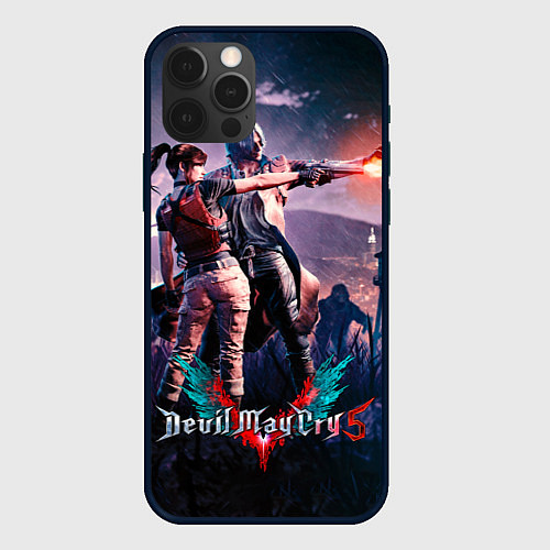 Чехол iPhone 12 Pro DMC art / 3D-Черный – фото 1