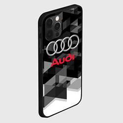 Чехол для iPhone 12 Pro AUDI, цвет: 3D-черный — фото 2