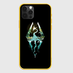 Чехол для iPhone 12 Pro THE ELDER SCROLLS, цвет: 3D-желтый