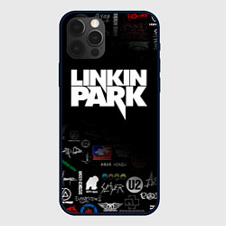 Чехол для iPhone 12 Pro LINKIN PARK, цвет: 3D-черный