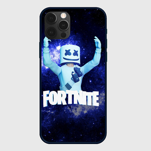 Чехол iPhone 12 Pro Marshmello / 3D-Черный – фото 1