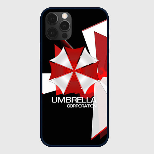 Чехол iPhone 12 Pro UMBRELLA CORP / 3D-Черный – фото 1