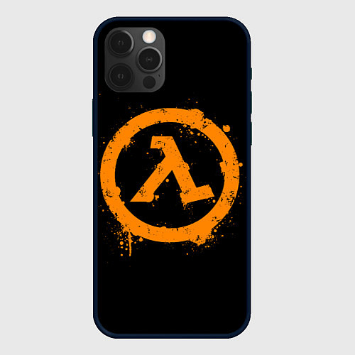 Чехол iPhone 12 Pro HALF-LIFE / 3D-Черный – фото 1