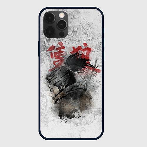 Чехол iPhone 12 Pro SEKIRO SHADOW DIE TWICE / 3D-Черный – фото 1