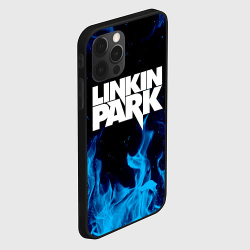 Чехол iPhone 12 Pro LINKIN PARK / 3D-Черный – фото 2