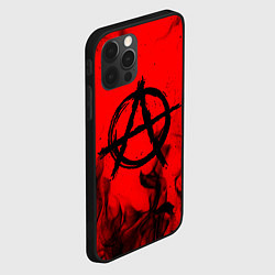 Чехол для iPhone 12 Pro АНАРХИЯ, цвет: 3D-черный — фото 2