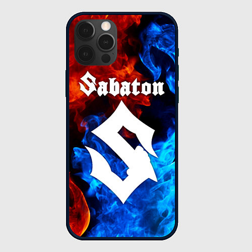 Чехол iPhone 12 Pro SABATON / 3D-Черный – фото 1