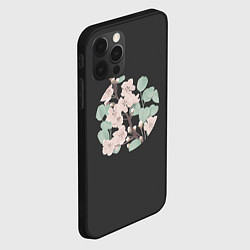 Чехол для iPhone 12 Pro САКУРА, цвет: 3D-черный — фото 2