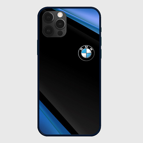 Чехол iPhone 12 Pro BMW / 3D-Черный – фото 1