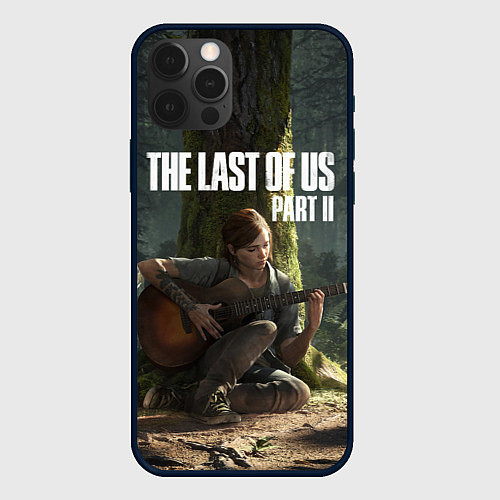 Чехол iPhone 12 Pro The Last of Us part 2 / 3D-Черный – фото 1