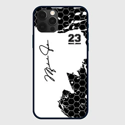 Чехол для iPhone 12 Pro Michael Jordan 23, цвет: 3D-черный