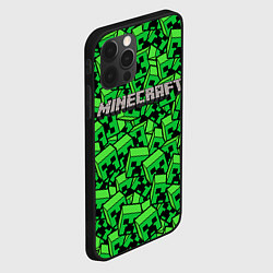 Чехол для iPhone 12 Pro MINERCRAFT, цвет: 3D-черный — фото 2